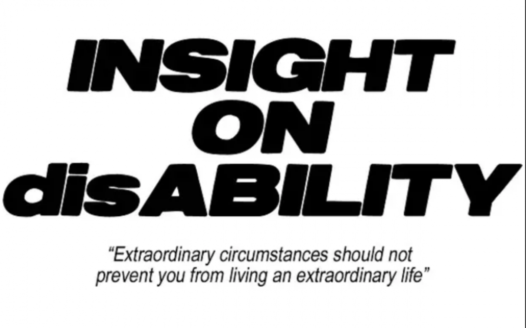 Podcast guest appearance on INSIGHT on dis-ABILITY